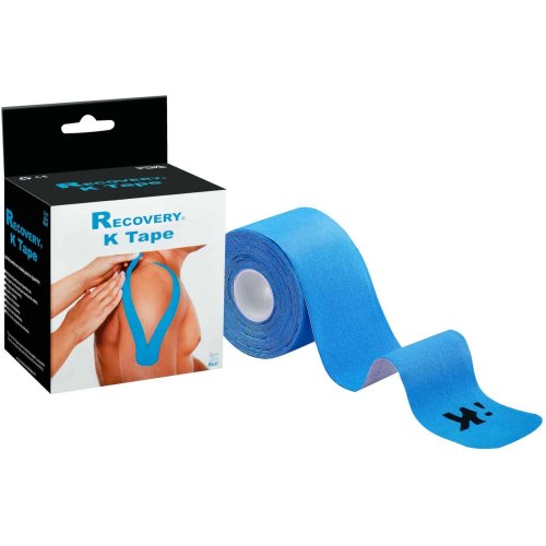 Tape Kinesiológico Precortado Azul 5 cm x 5mt