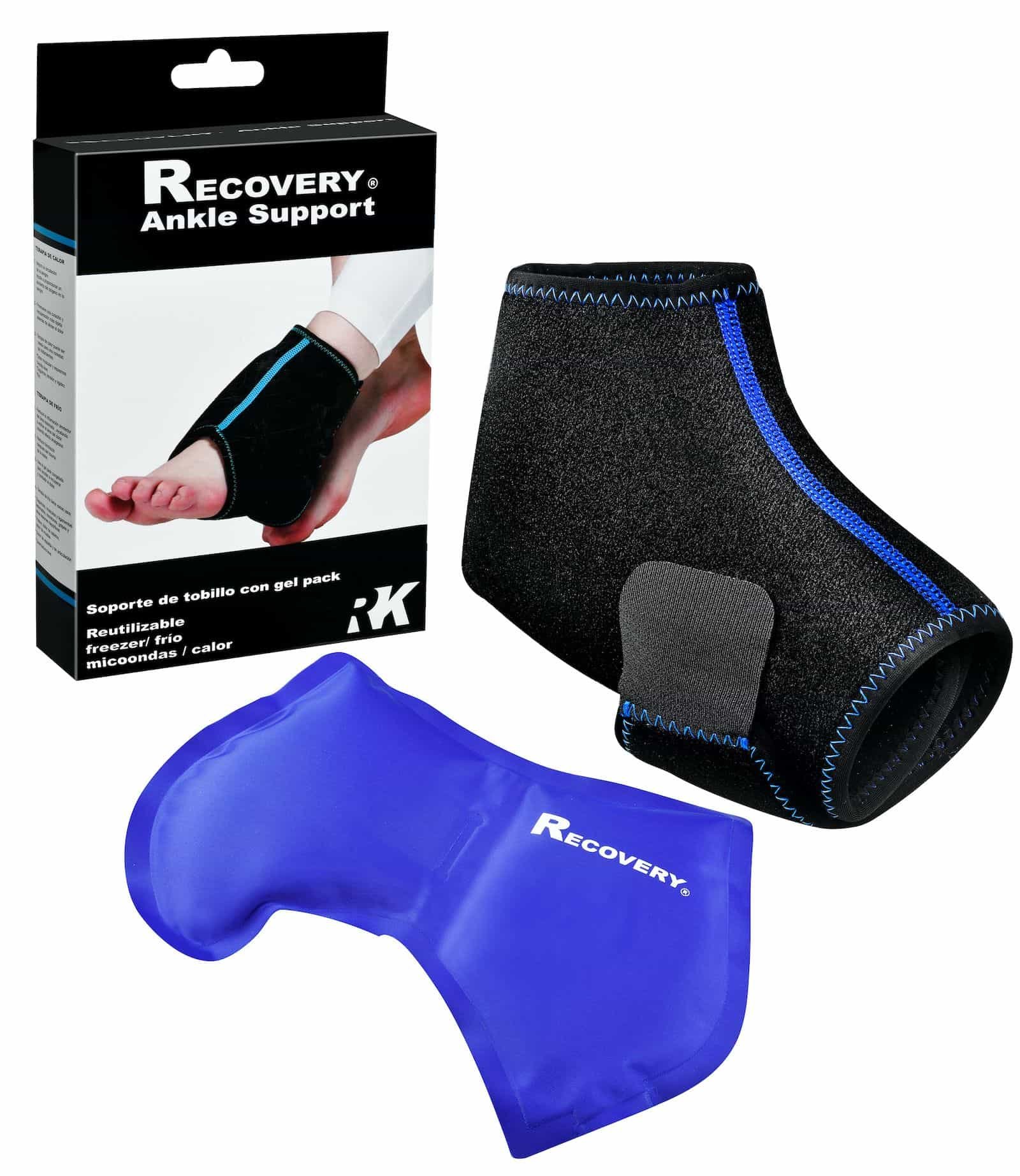 Soporte Tobillo - Con Gel Pack Para Frío / Calor