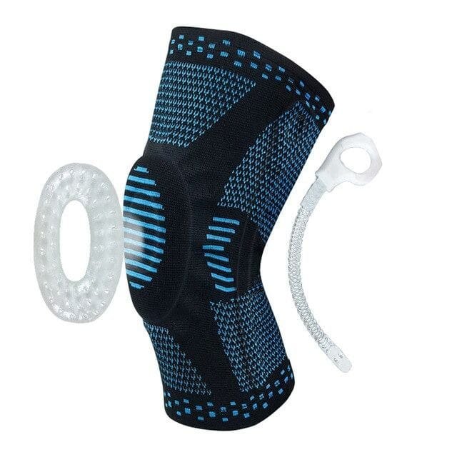 Rodillera Deportiva Ortopédica con Soporte Lateral - Artritis Gym - Celeste - Imagen 2