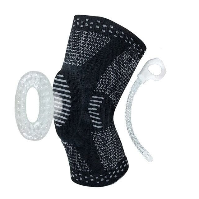 Rodillera Deportiva Ortopédica con Soporte Lateral - Artritis Gym - Gris - Imagen 2