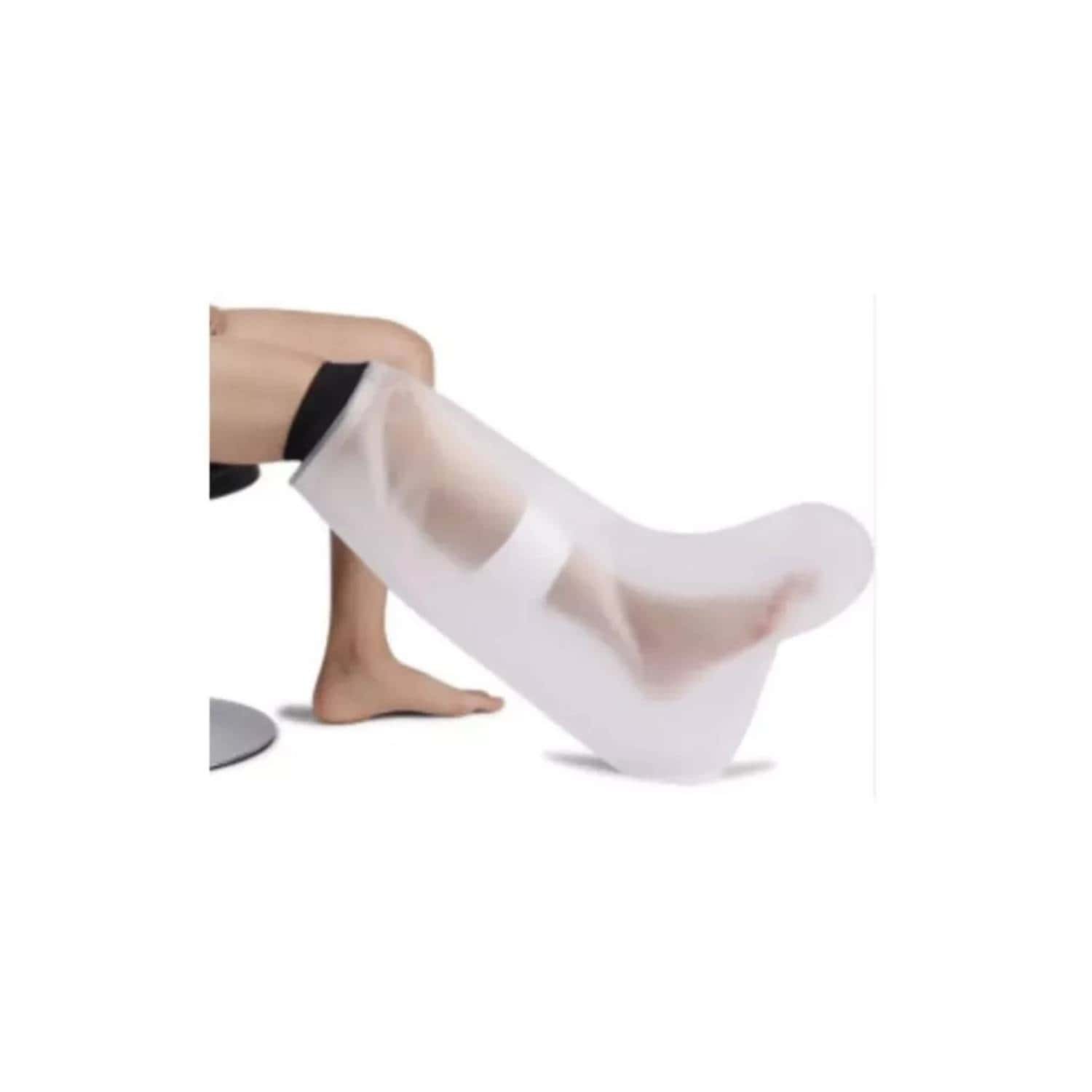 Duo Pack Protector Impermeable Para Pierna Vendaje, Yeso - Imagen 4