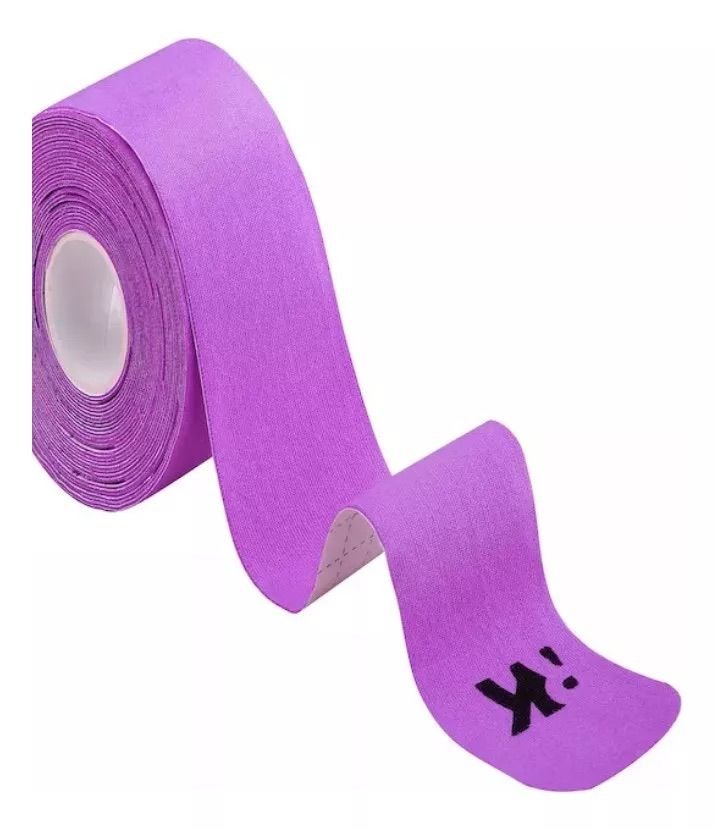 Duo Pack Cinta/Tape Kinesiológico Morado 5cmx5mt Precortada - Imagen 2