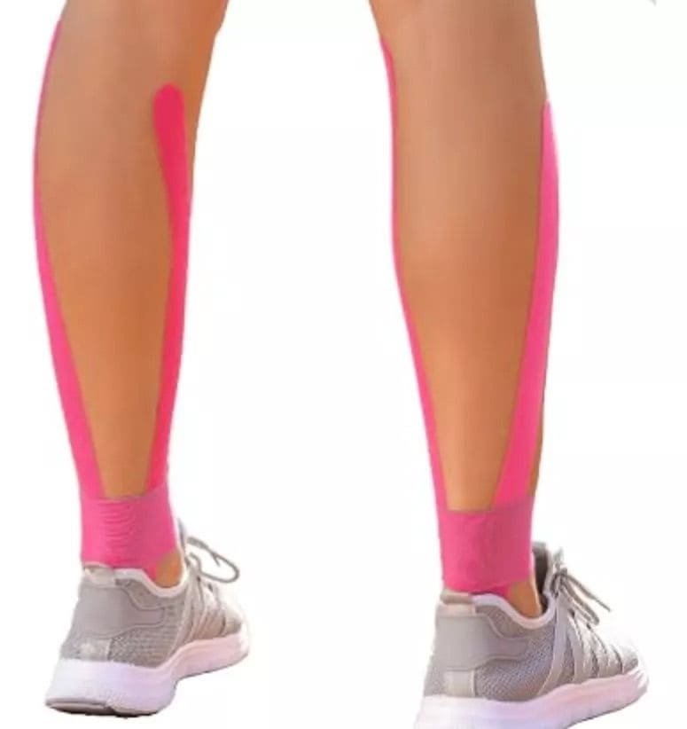 Duo Pack Cinta/Tape Kinesiológico Rosado 5cmx5mt Precortada - Imagen 4