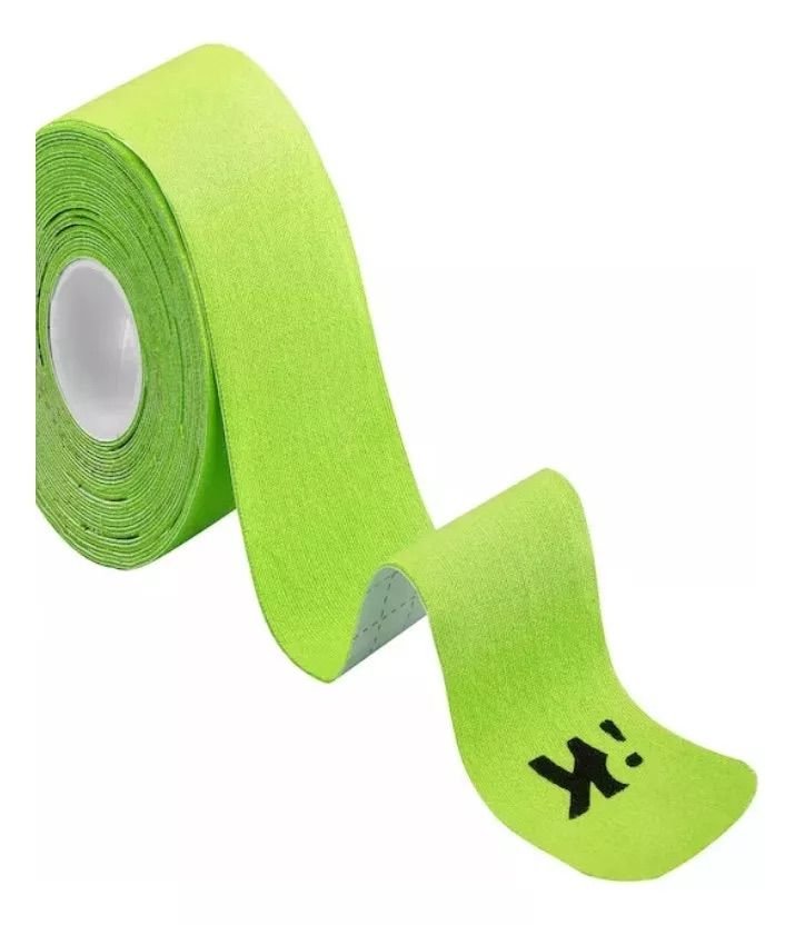 Duo Pack Cinta/Tape Kinesiológico Verde 5cmx5mt Precortada - Imagen 2