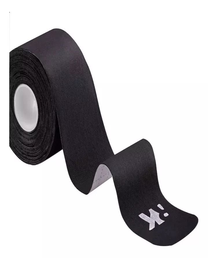 Duo Pack Cinta/Tape Kinesiológico Negro 5cmx5mt Precortada - Imagen 2