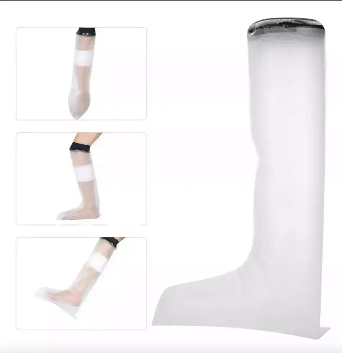 Protector Impermeable para Pierna - Vendaje, Yeso y Heridas - Imagen 4