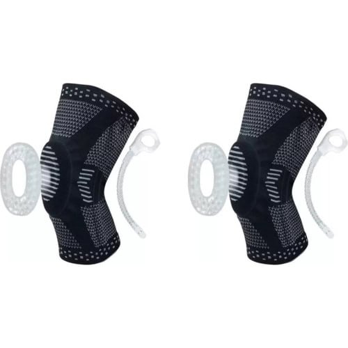 Pack Rodillera Deportiva Ortopédica con Soporte Lateral - Artritis Gym - Gris