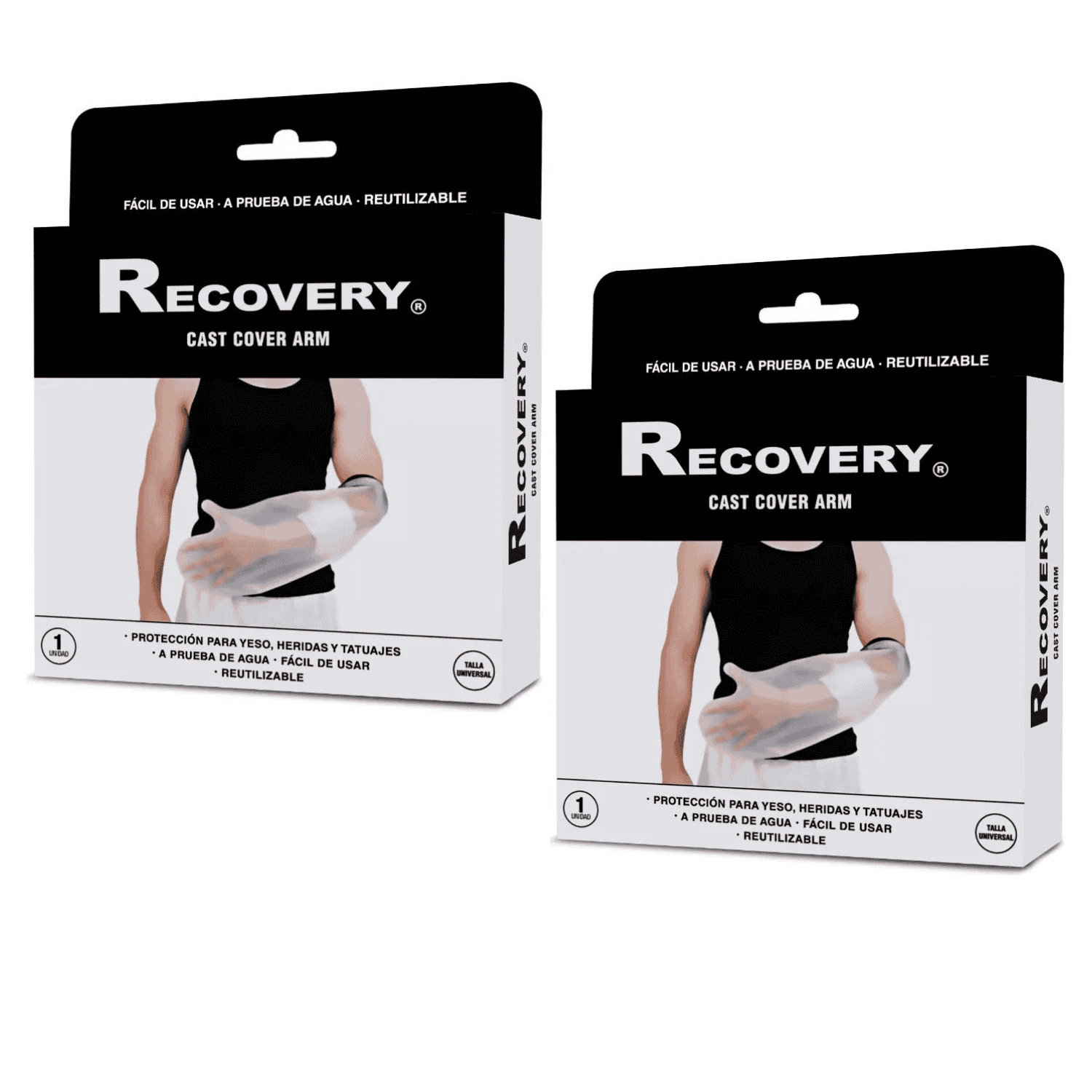 Duo Pack Protector Impermeable para Brazo Vendaje, Yeso