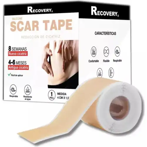 Parche Silicona Cesárea Reduce Cicatriz 4cmx1,5mt