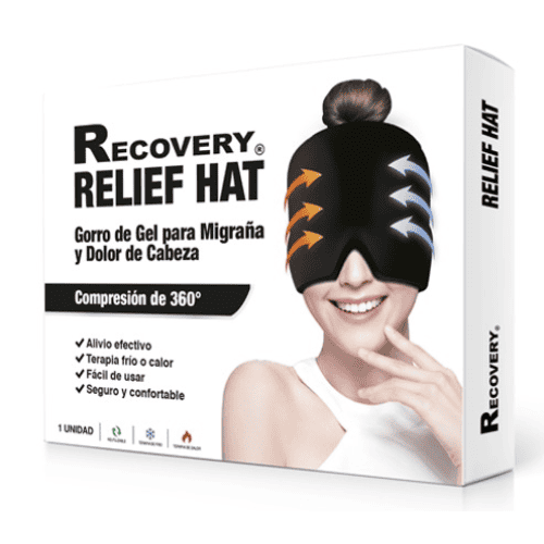 Compresa Gorro Gel 360° Frio Y Calor Alivia Migraña